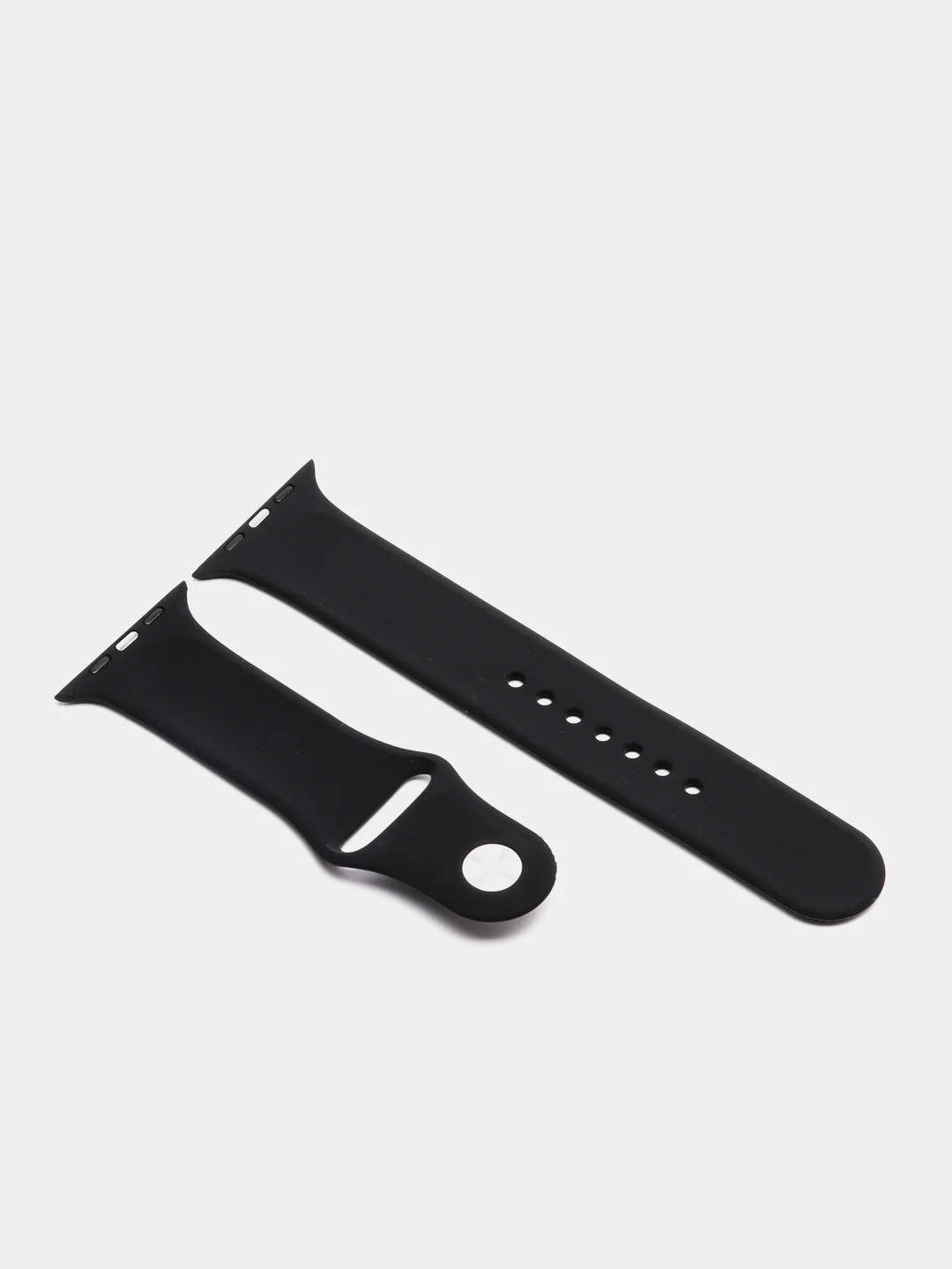 Черный ремешки Apple Watch, силиконовые
