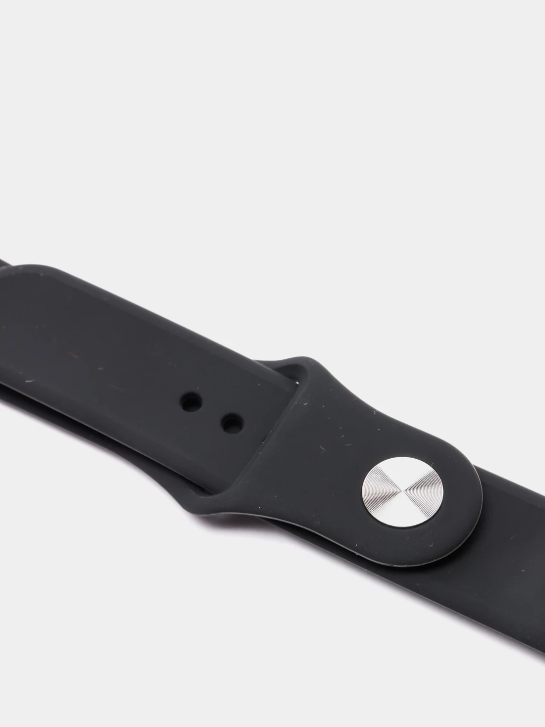Черный ремешки Apple Watch, силиконовые