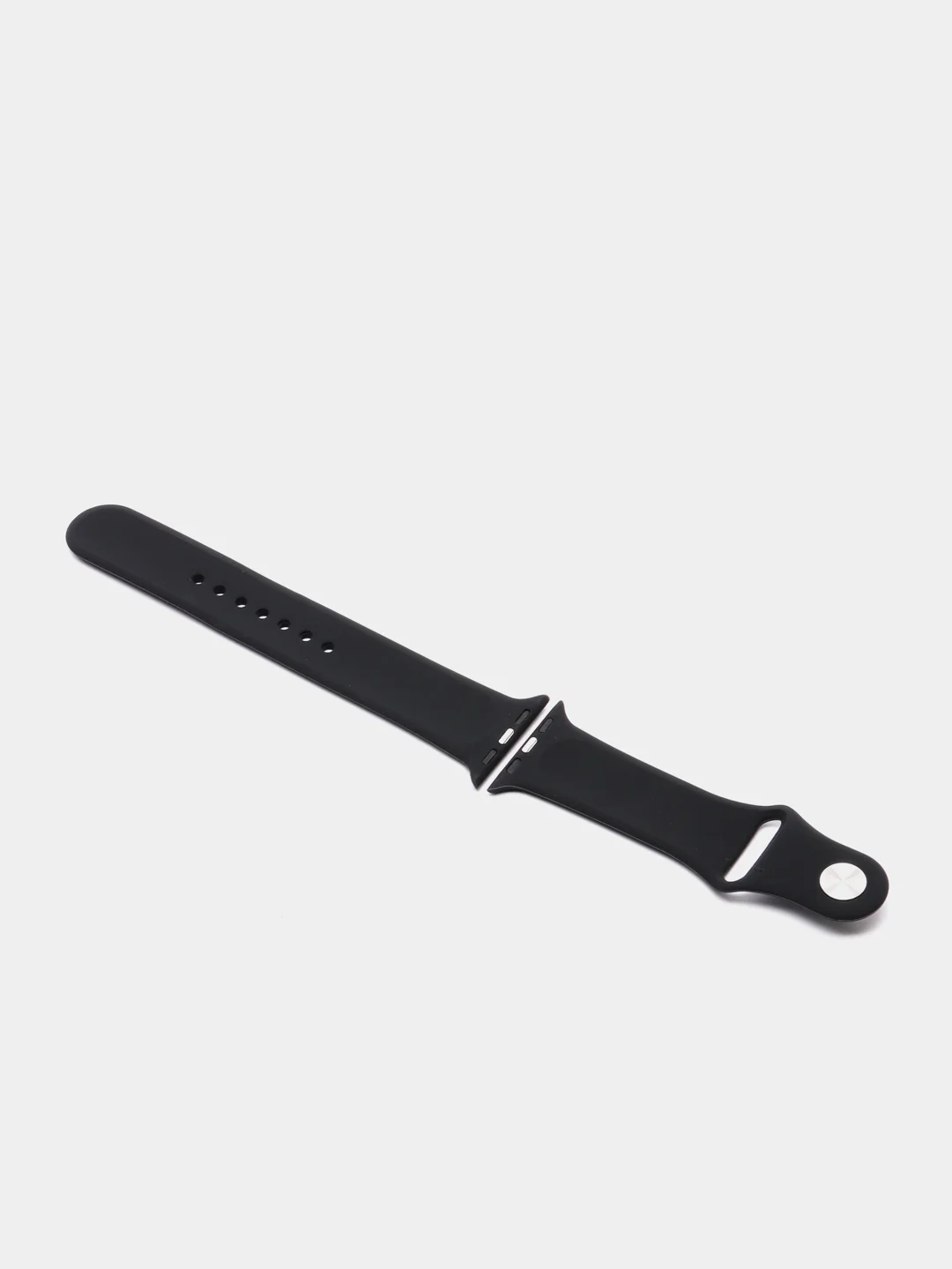 Черный ремешки Apple Watch, силиконовые