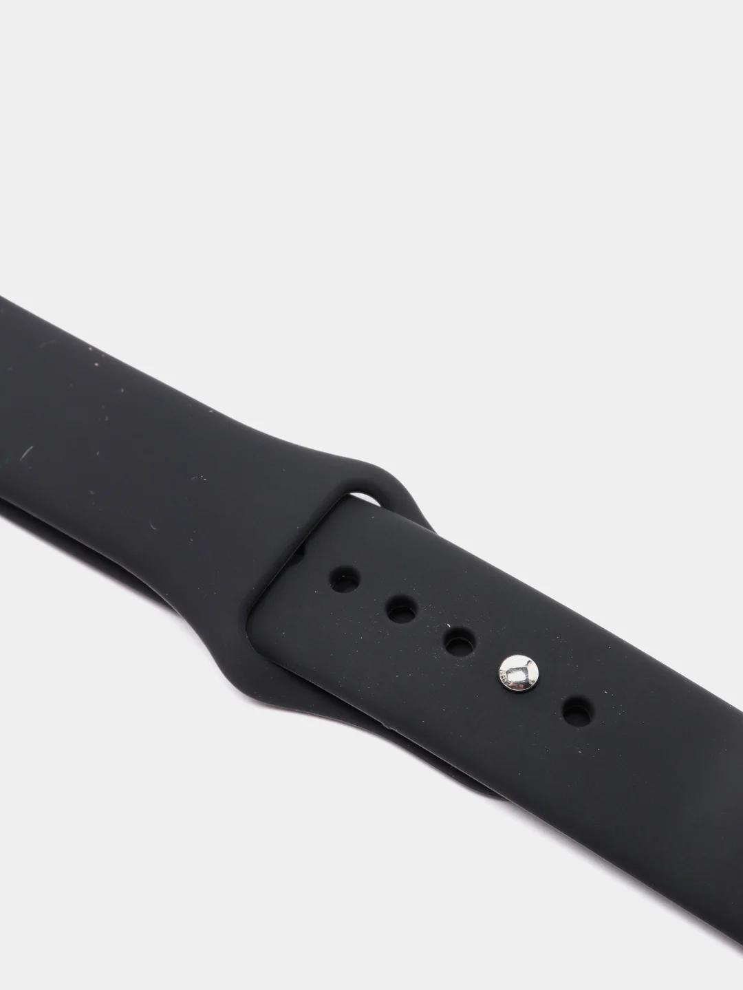 Черный ремешки Apple Watch, силиконовые
