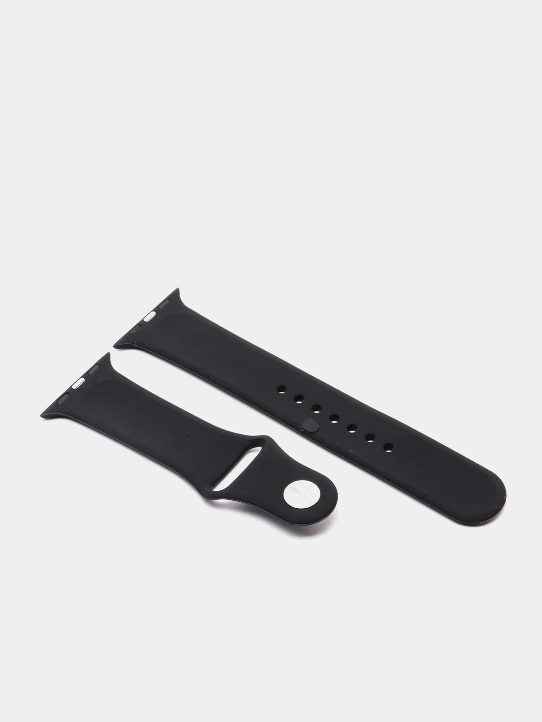 Черный ремешки Apple Watch, силиконовые