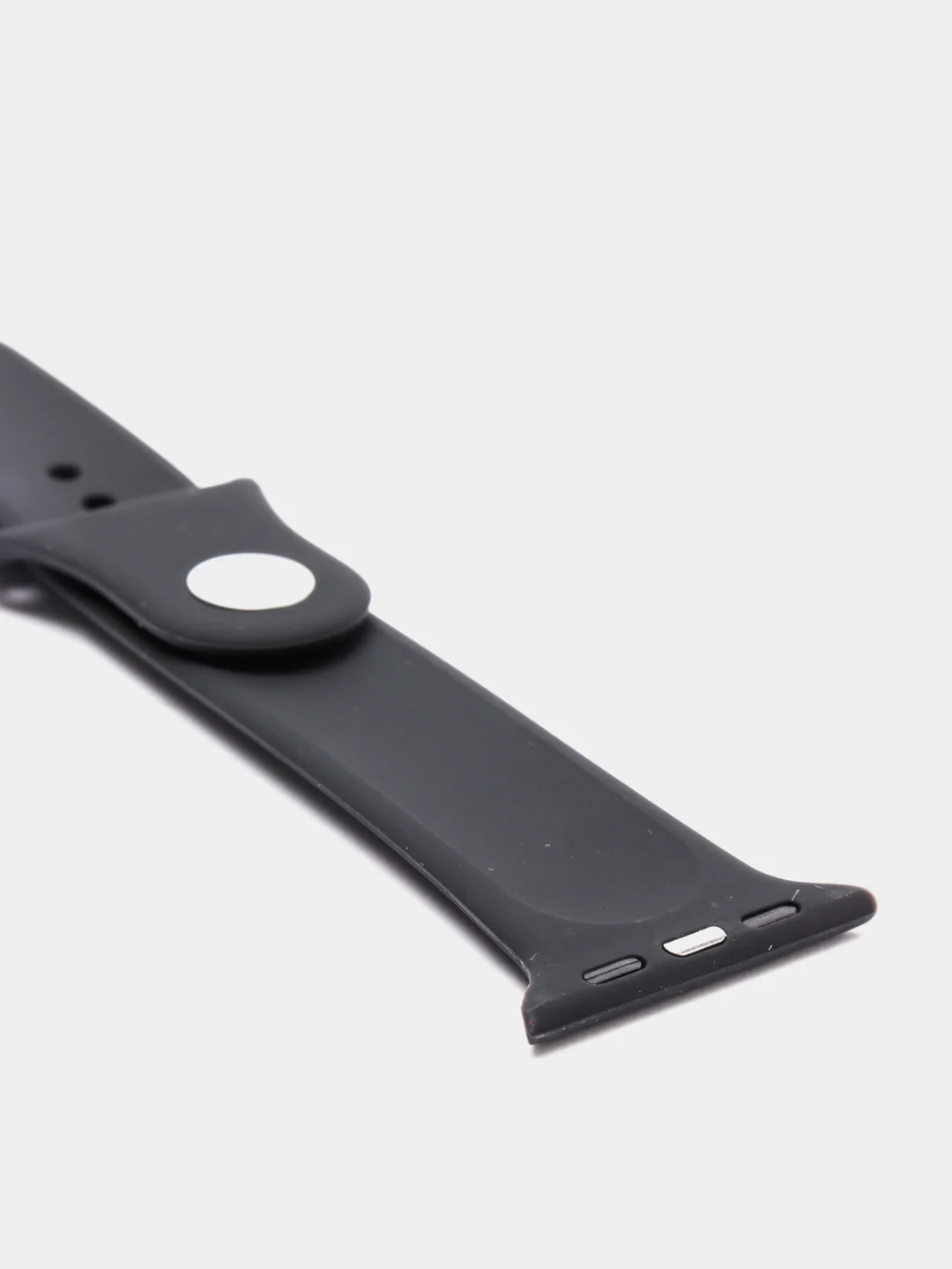 Черный ремешки Apple Watch, силиконовые