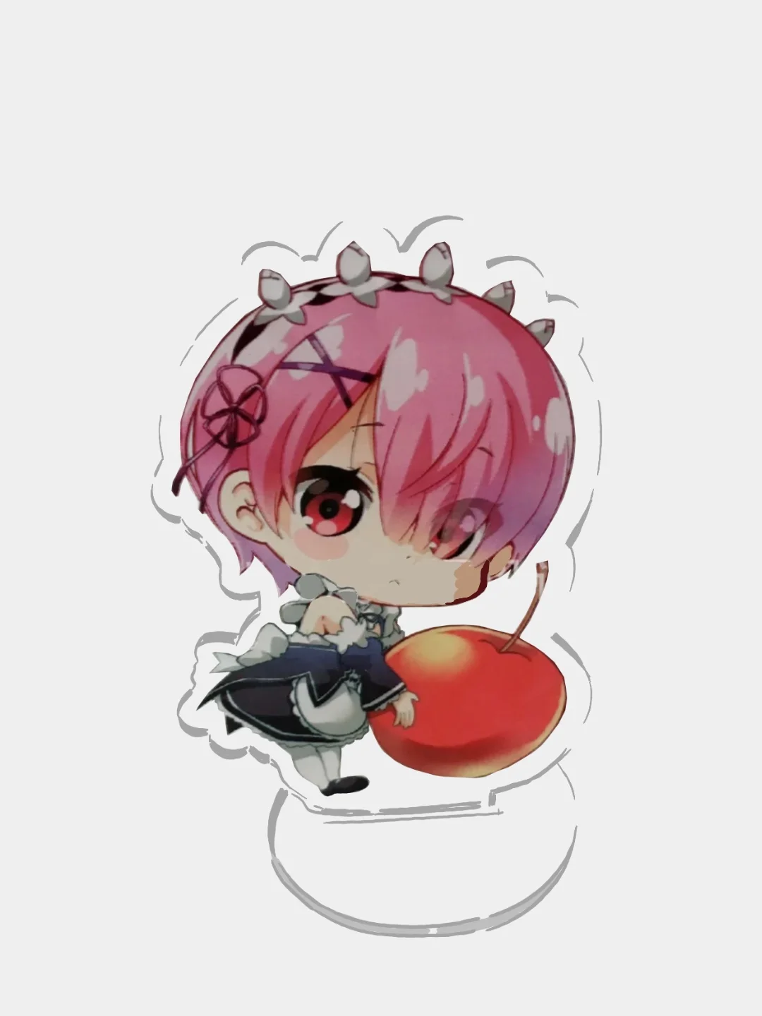 Кораллово-розовый акриловые фигурки по аниме "Re:Zero"