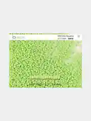 Мятный чешский бисер Preciosa 10/0, Natural opaque (10, 50 грамм)