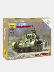 Модель сборная из пластика 1:100 Танк "Cruiser" Mk.IVA/A13 Mk.II WWII GB