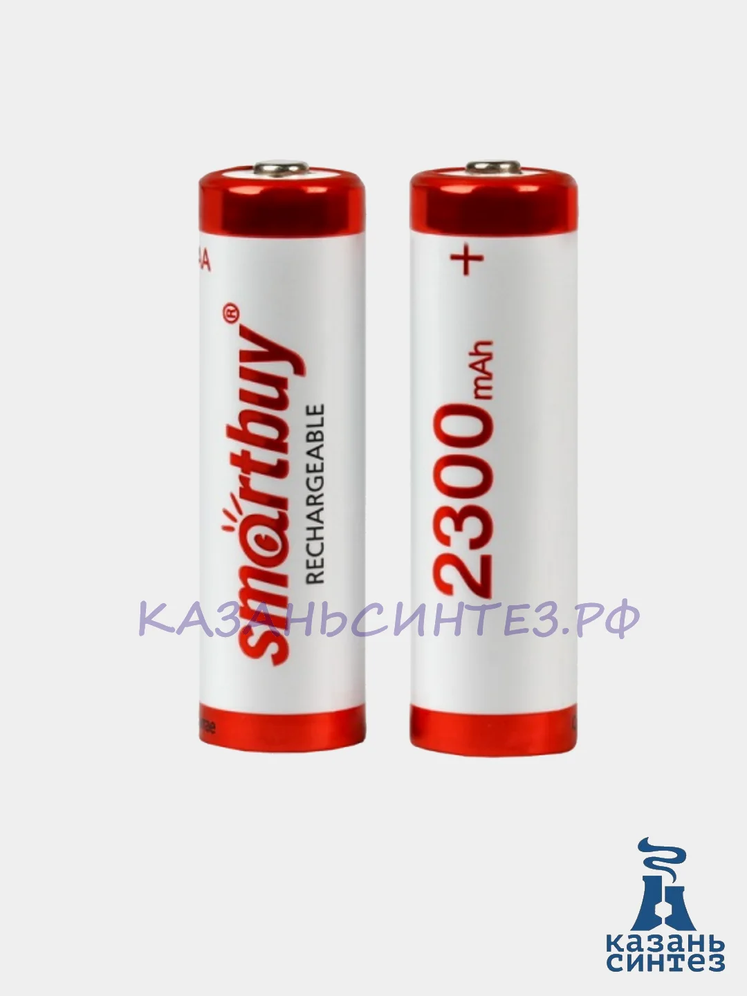 Аккумуляторы 2 шт. NiMh Smartbuy AA 2300 mAh (батарейки пальчиковые аккумуляторные)
