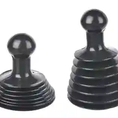 Черный вантуз для очистки раковины Гармошка, черный