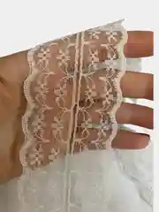 Лента кружевная органза, 46 мм, 2 метра