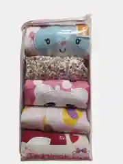 Штанишки хлопковые для девочек, малышей, (комплект 5 шт.)