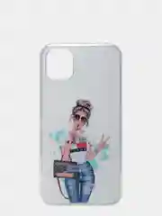 Белый накладка iPhone 11 силиконовая с переливом