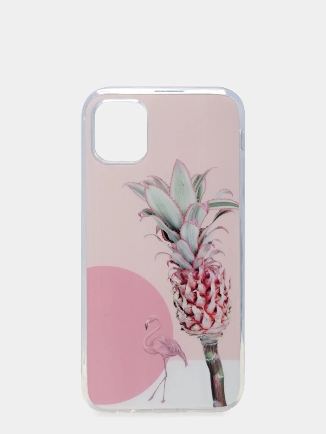Розовый накладка iPhone 11 силиконовая с переливом