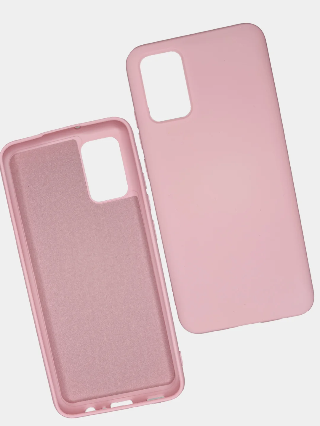 Розовый чехол силиконовый для Samsung A02s / M02s