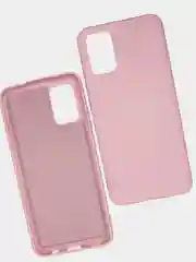 Розовый чехол силиконовый для Samsung A02s / M02s
