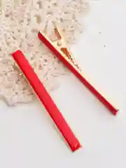 Красный заколочки.заколки для волос.Аксессуар