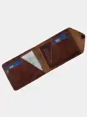 Медный обложка на автодокументы, натуральная кожа