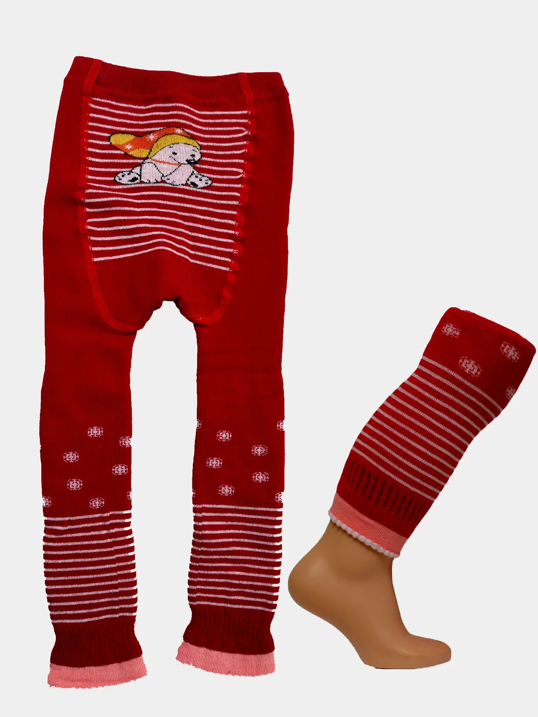 Багровый гамаши детские