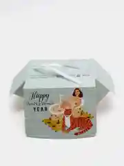 Ледяной складная коробка подарочная Happy NY, 16.5 х 12.5 х 5 см