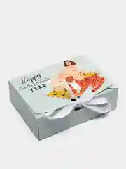 Ледяной складная коробка подарочная Happy NY, 16.5 х 12.5 х 5 см