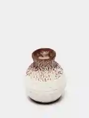 Коричневый мини ваза для поделок / кукольный дом, сувенир