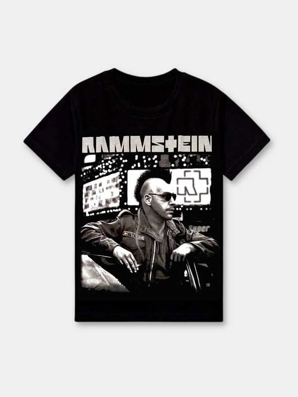 Футболка с принтом Rammstein (Рамштайн) из хлопка унисекс
