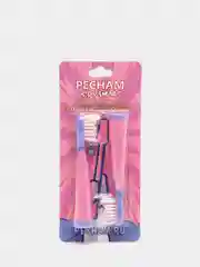 Розовый сменные насадки для детской электрической зубной щетки PECHAM Kids Smart, 2 штуки