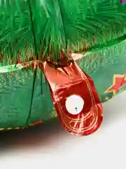 Зеленый новогодний фольгированный воздушный шар
