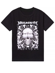 Футболка с принтом "Megadeth" Мегадеф из хлопка унисекс