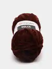 Коричневый пряжа Плюшевая YarnArt Dolce 100% Микрополиэстер 100г 120м (Велюровая ЯрнАрт Долче)