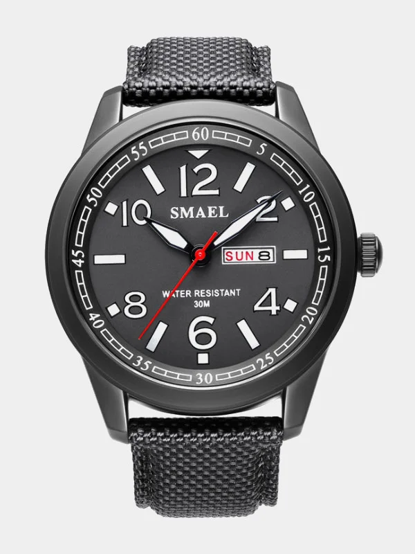 Черный часы наручные мужские Smael SL-1317