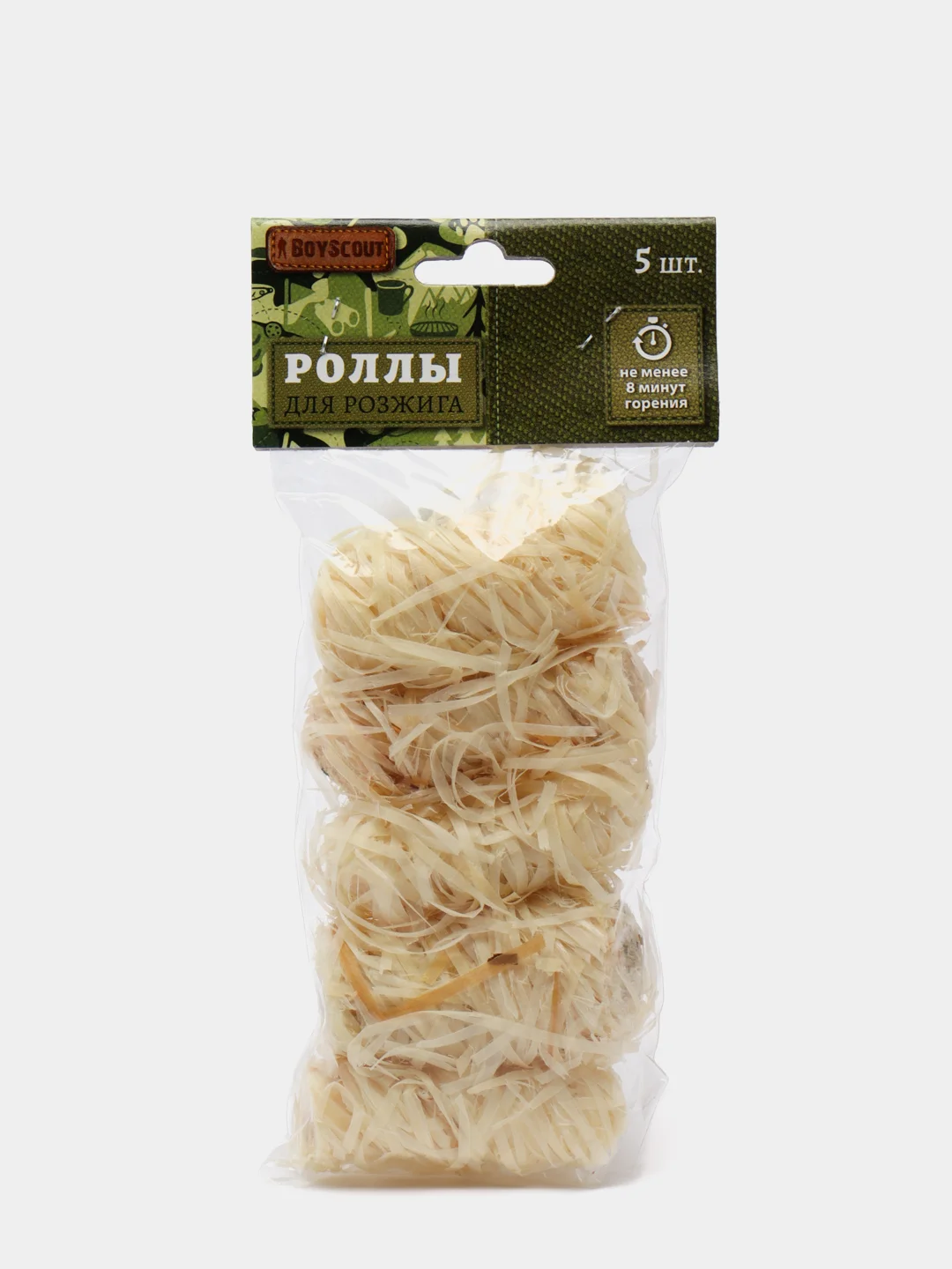 Роллы для розжига мангалов, барбекю, каминов и печей, 5 штук