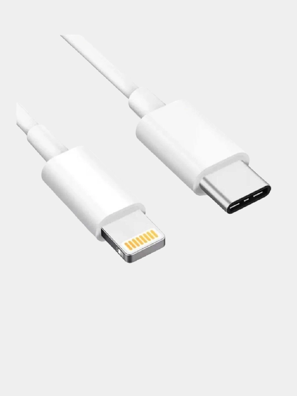 Зарядка для айфона / Кабель lightning /для зарядки iPhone 11,12,X,11,iPad (1 метр) USB-C