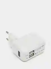 Сетевое зарядное устройство REXANT, 2 USB-входа, переходник+адаптер, 5 В, 2100 мA+1000 мA
