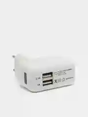 Сетевое зарядное устройство REXANT, 2 USB-входа, переходник+адаптер, 5 В, 2100 мA+1000 мA