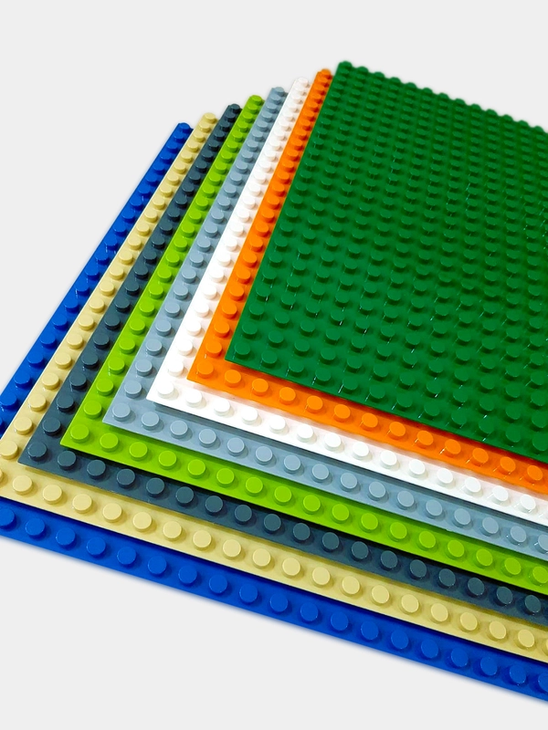 Строительная платформа для крупного конструктора типа Lego Duplo, пластина 38х38 см