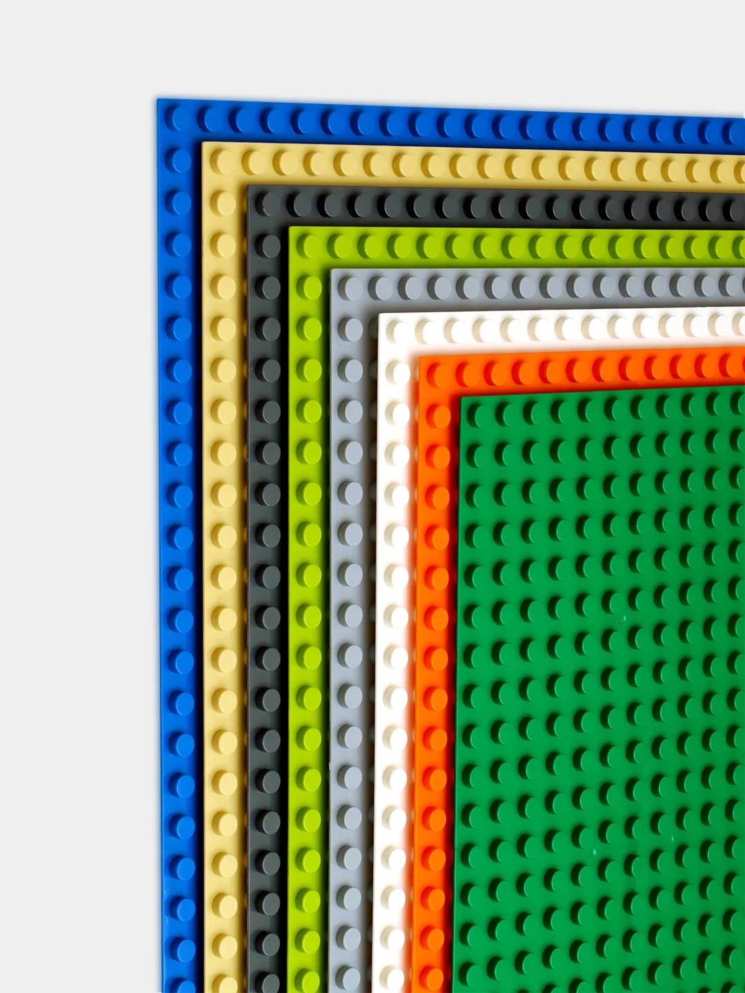 Строительная платформа для крупного конструктора типа Lego Duplo, пластина 38х38 см