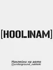 Наклейка на автомобиль Hoolinam