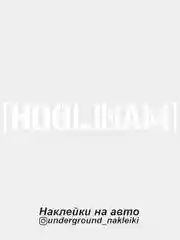 Белый наклейка на автомобиль Hoolinam