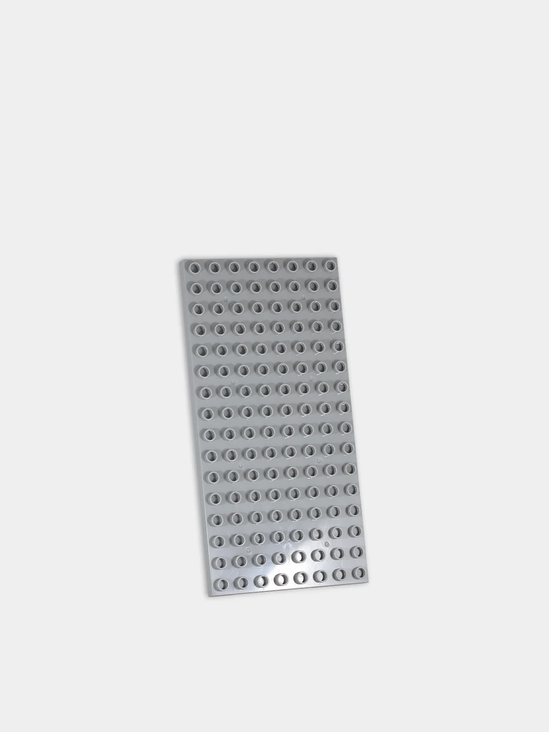 Серый строительная платформа для крупного конструктора типа Lego Duplo, пластина 25 х 12 см