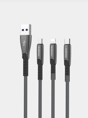 USB кабель micro USB 1.0м MAIMI X28 (черный) 3A