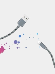 Кабель зарядный MAIMI X24 (1m, Micro-USB/Type-C/Lightning) для Android и Apple iPhone