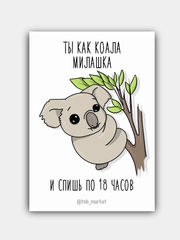 Открытка "Коала"