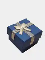 Синий коробка подарочная для колец и украшений/ коробочка 4*4*3 см шкатулка