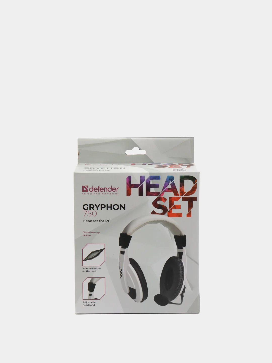 Игровые наушники с микрофоном Defender Gryphon 750, белый