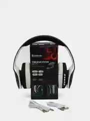 Черный беспроводные наушники накладные, Bluetooth 5.0, microSD карта, FM