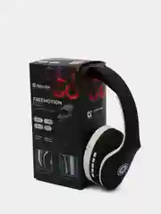 Черный беспроводные наушники накладные, Bluetooth 5.0, microSD карта, FM