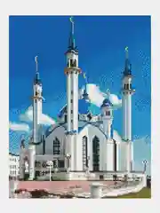 Алмазная мозаика на подрамнике "Мечеть Кул Шариф", 40*50 см