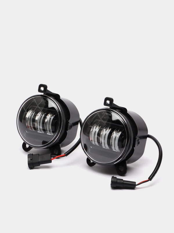 Противотуманные Led фары (птф) на Lada Priora 50 Ватт