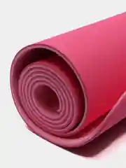 Розовый коврик для йоги и фитнеса нескользящий, двусторонний, 183 х 61 х 0,6 см
