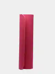 Розовый коврик для йоги и фитнеса нескользящий, двусторонний, 183 х 61 х 0,6 см