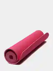 Розовый коврик для йоги и фитнеса нескользящий, двусторонний, 183 х 61 х 0,6 см